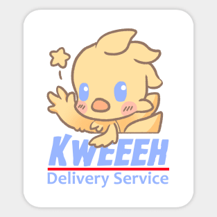 Kweeeh Delivery Service Sticker